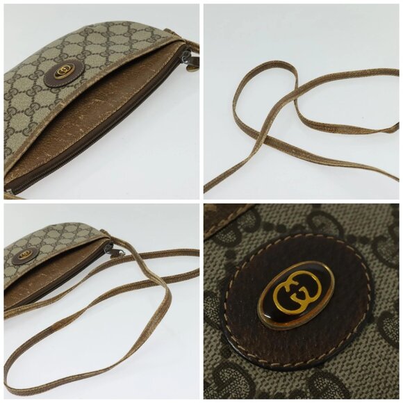 GUCCI GG Supreme Shoulder Bag PVC Beige Gold 904 02 020 Auth BA5087 - Picture 16 of 16